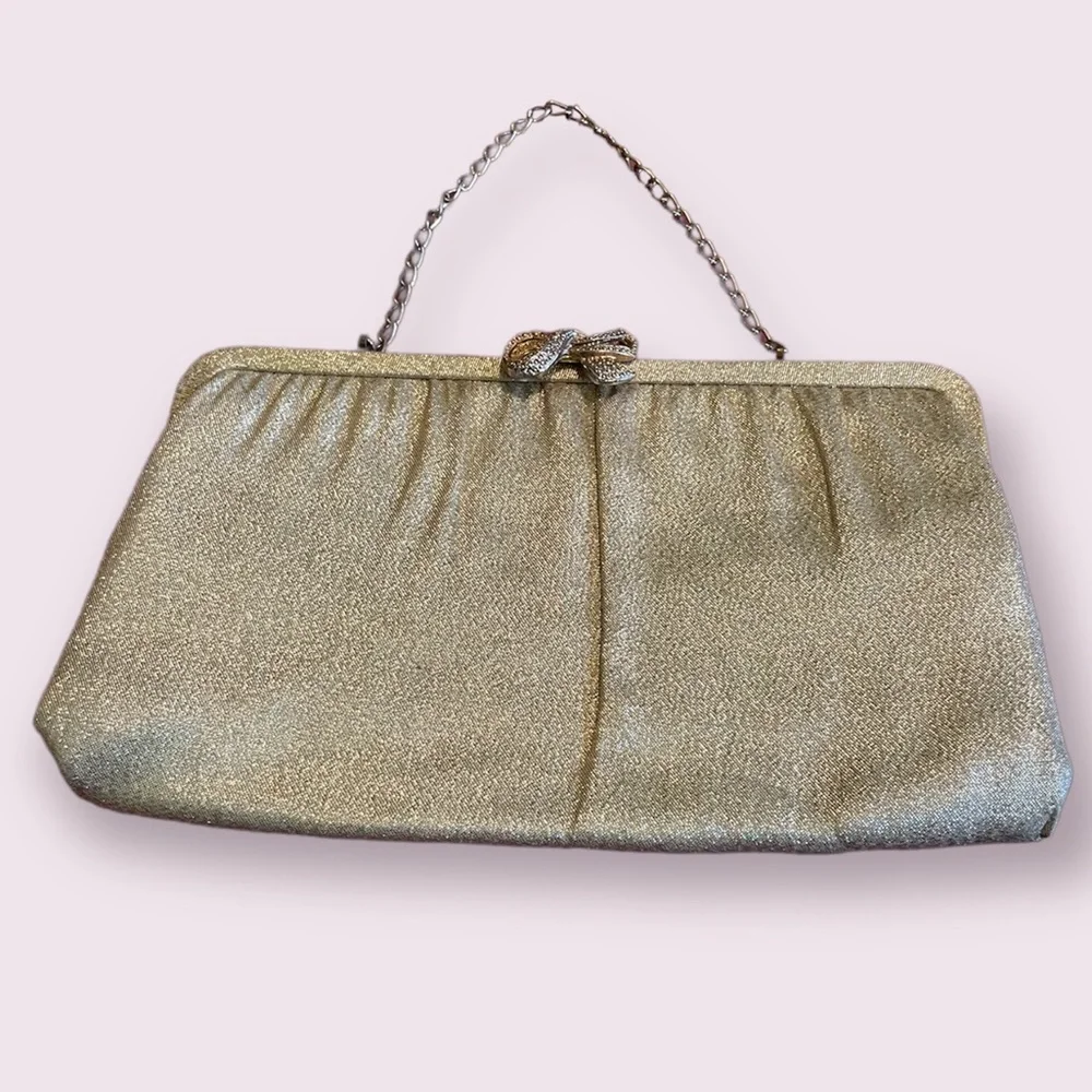 Vintage Gold Handbag - Picture 1 of 3